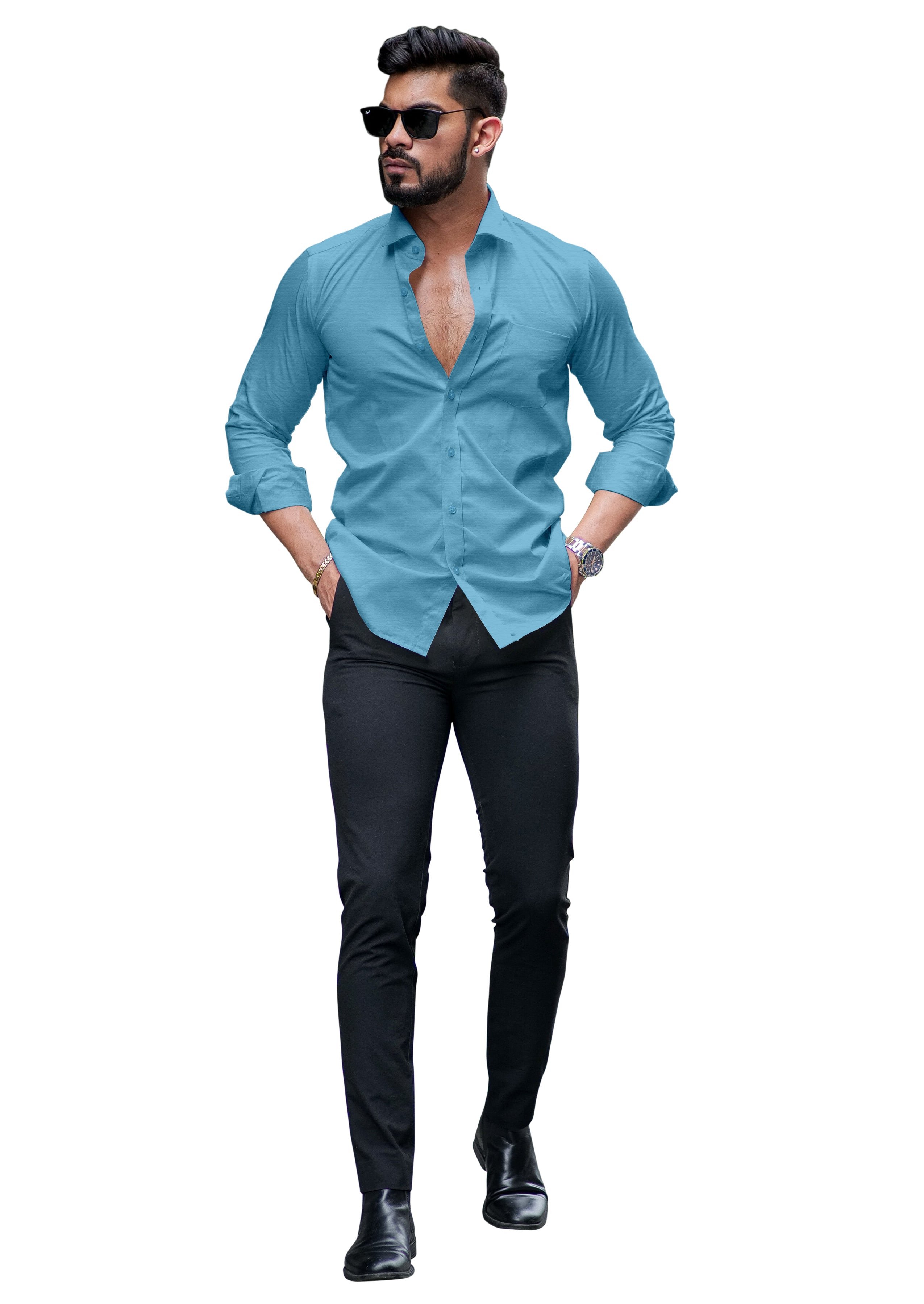 Bollywood Style Shirt With Trouser (Combo) S-26 P-01